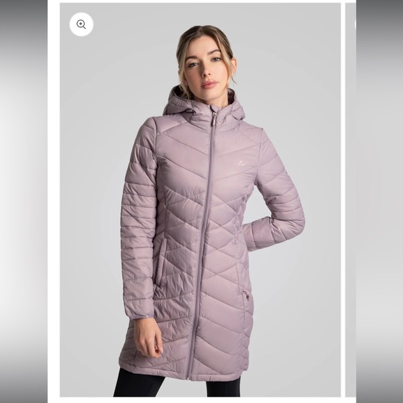 Paradox Long Quilted Tricia Purple Primaloft Down Alternative winter Jacket XXL - Picture 1 of 15